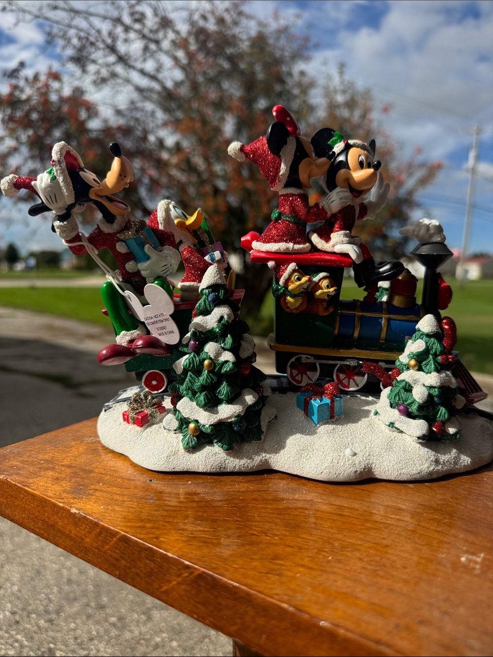 Disney Parks Mickey and Friends Christmas Train Figure